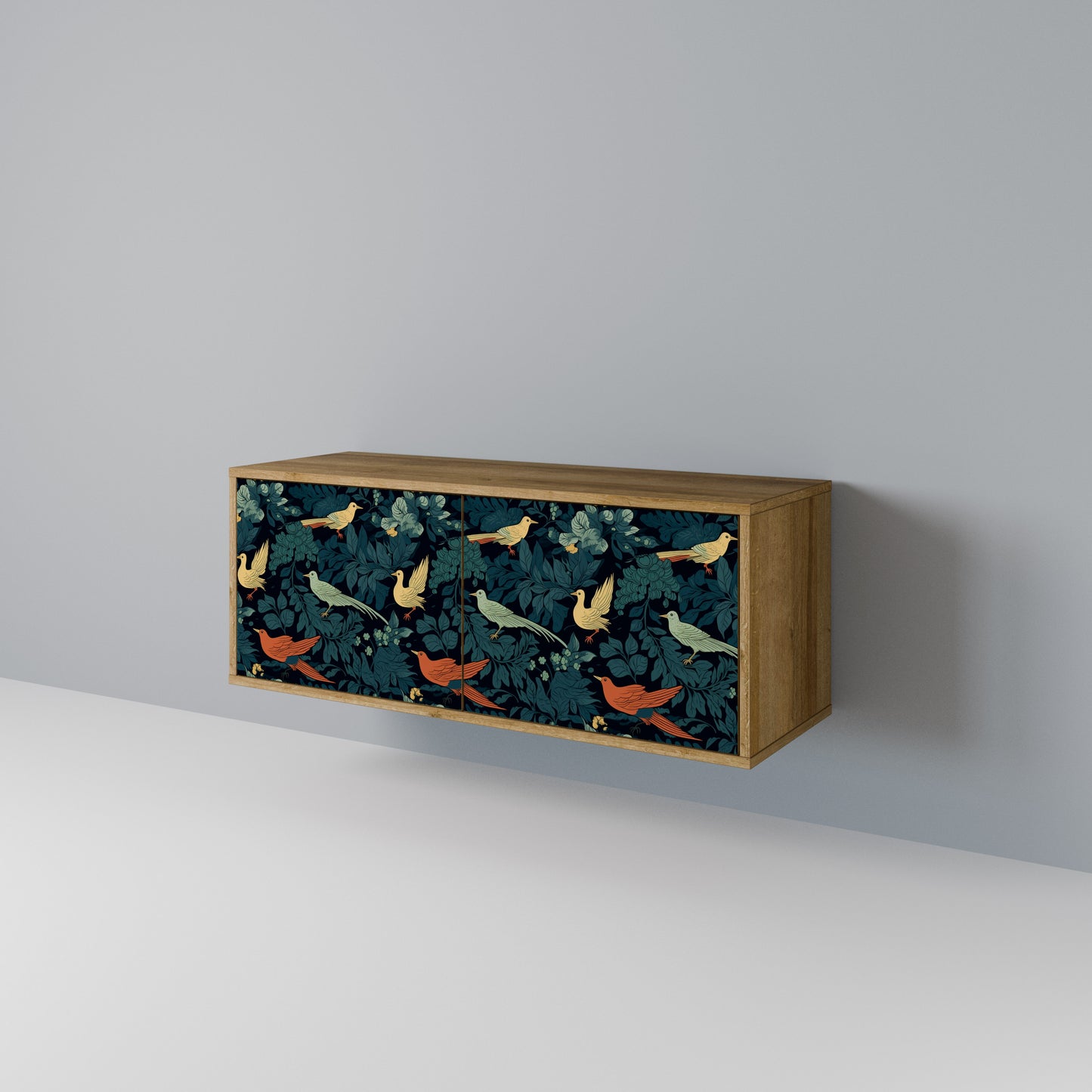FOWL ORNAMENT Móvel de TV Compacto de 2 Portas