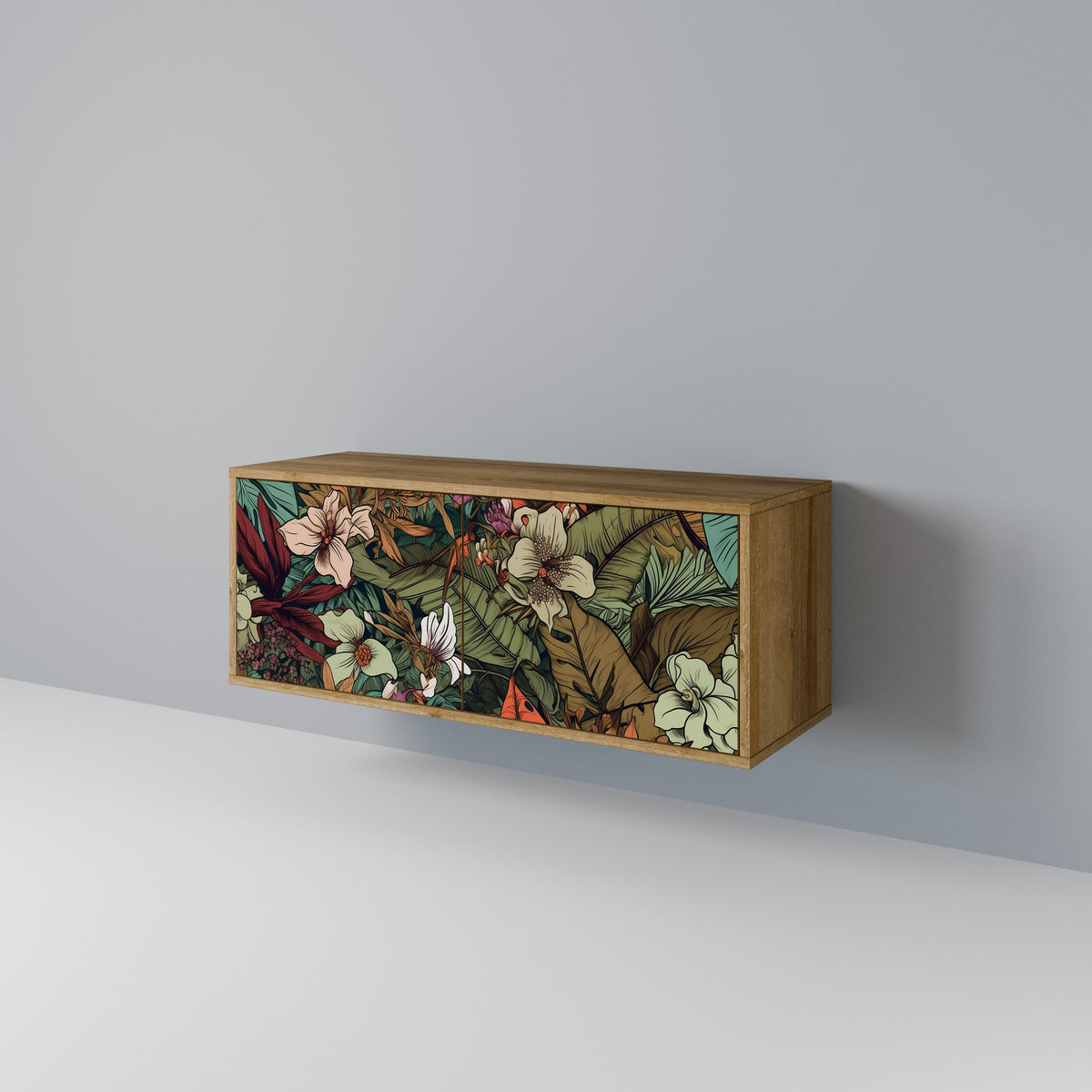 BOTANICAL EMERGENCE Móvel de TV Compacto de 2 Portas