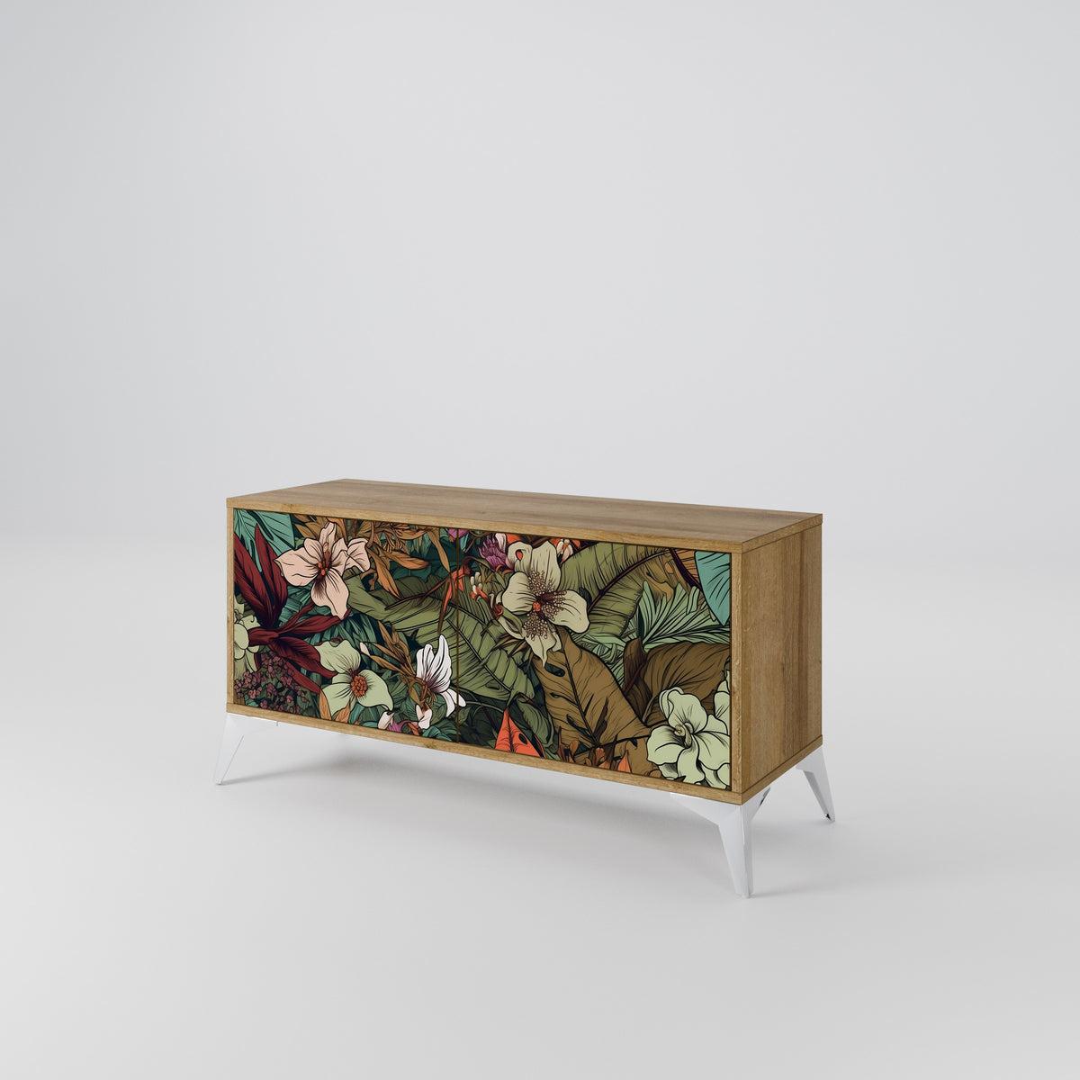 BOTANICAL EMERGENCE Móvel de TV Compacto de 2 Portas
