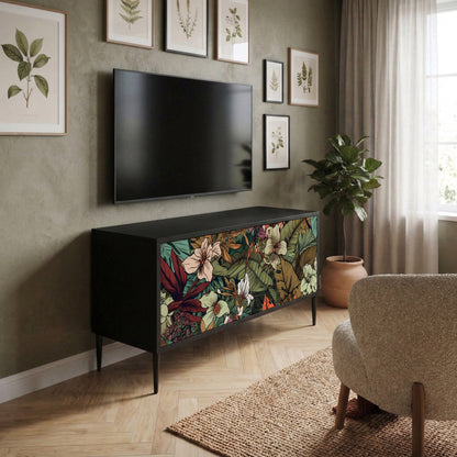 BOTANICAL EMERGENCE Compact 2-Door TV Cabinet