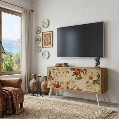 BLOOMING HARMONY Móvel de TV Compacto de 2 Portas