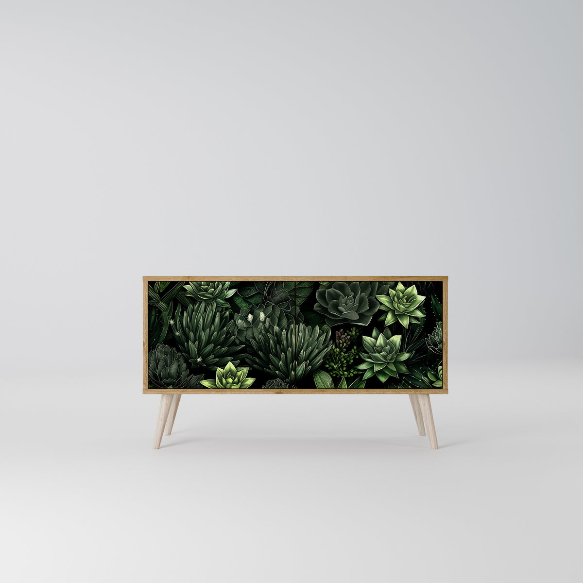 SUCCULENT JUNGLE Móvel de TV Compacto de 2 Portas