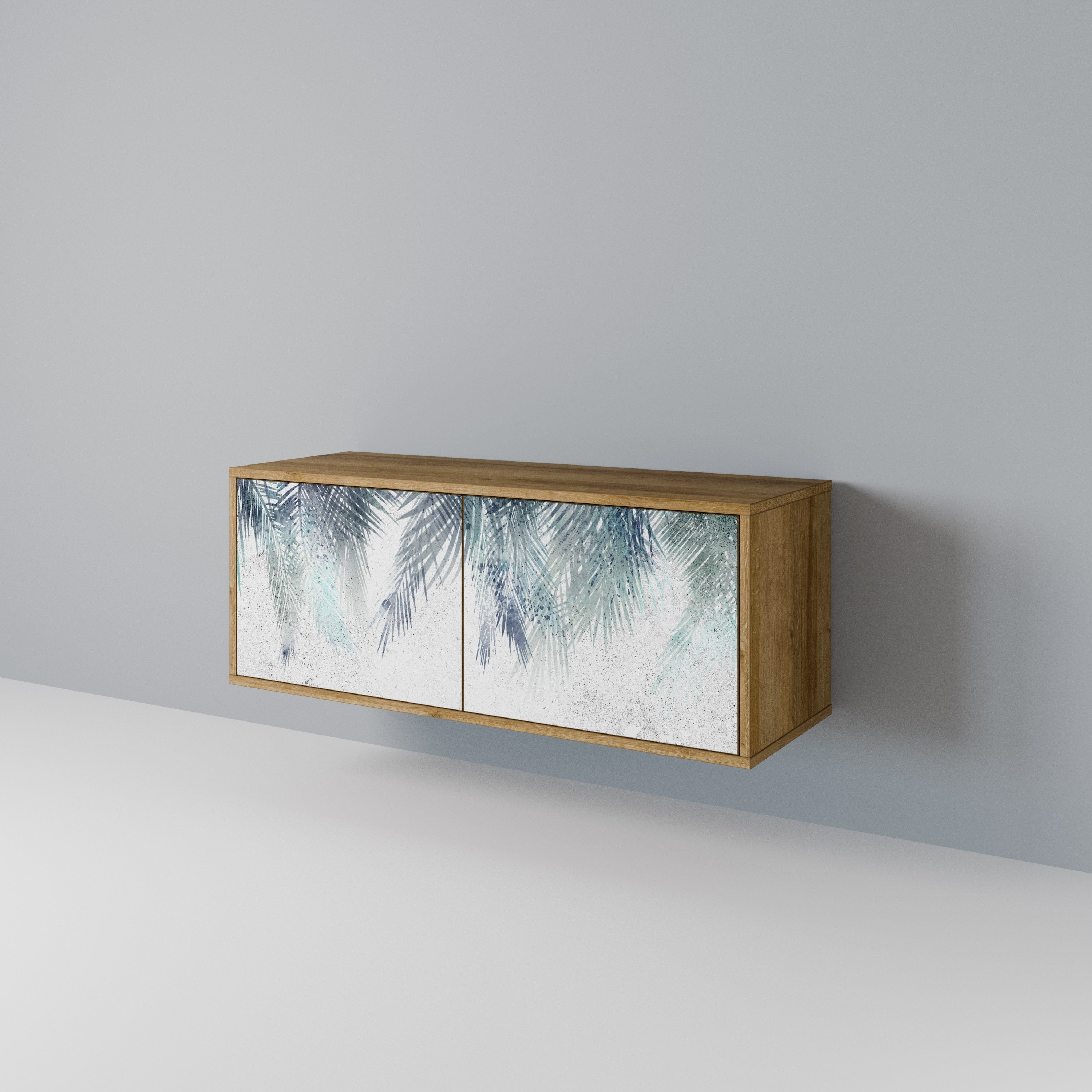 PALM VEIL Compact 2-Door TV Cabinet