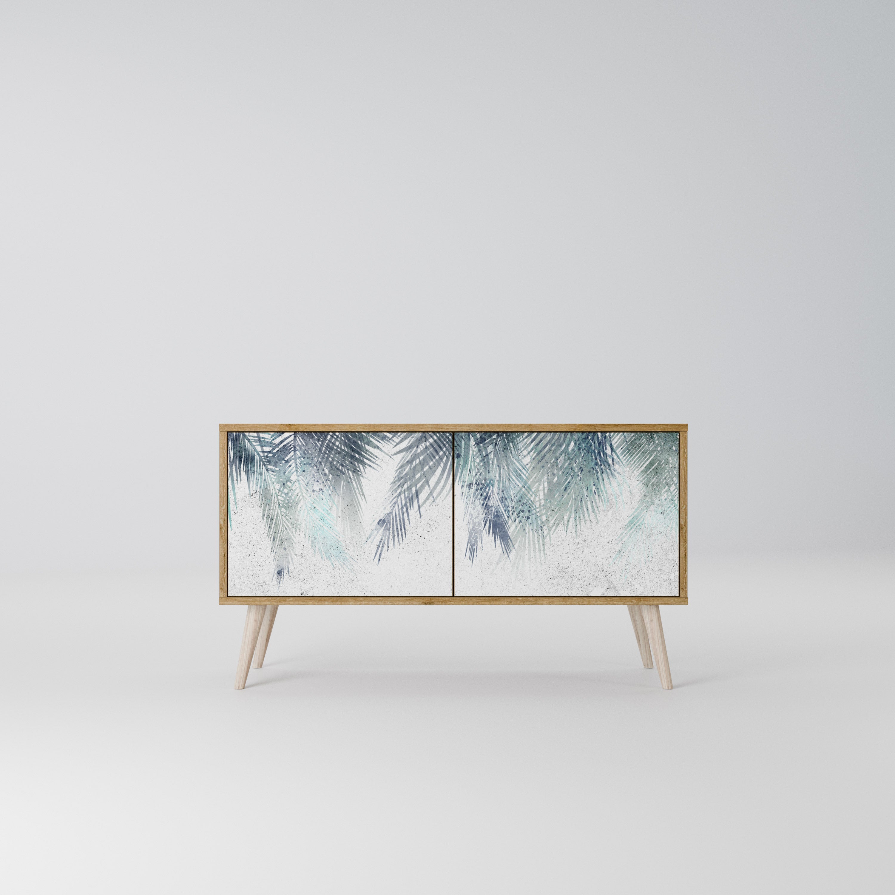 PALM VEIL Compact 2-Door TV Cabinet