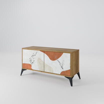 TRANQUIL TWIG Móvel de TV Compacto de 2 Portas