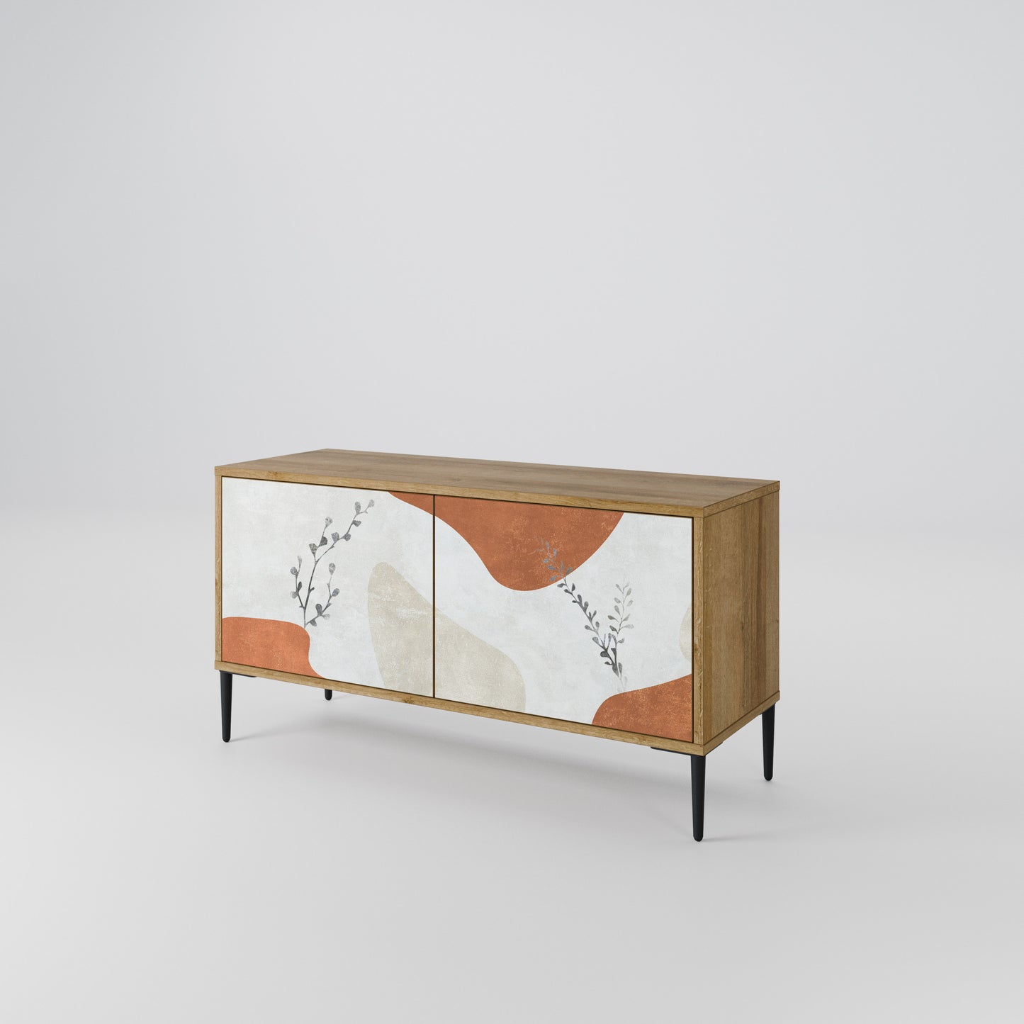 TRANQUIL TWIG Móvel de TV Compacto de 2 Portas