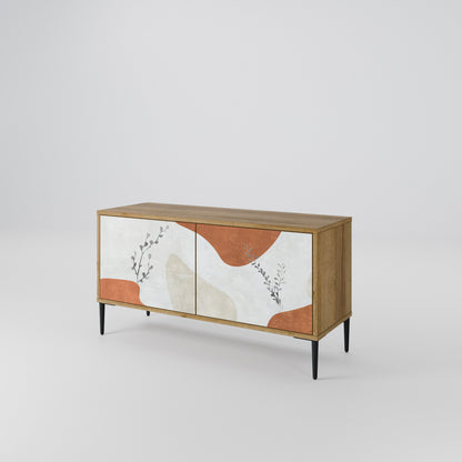 TRANQUIL TWIG Móvel de TV Compacto de 2 Portas