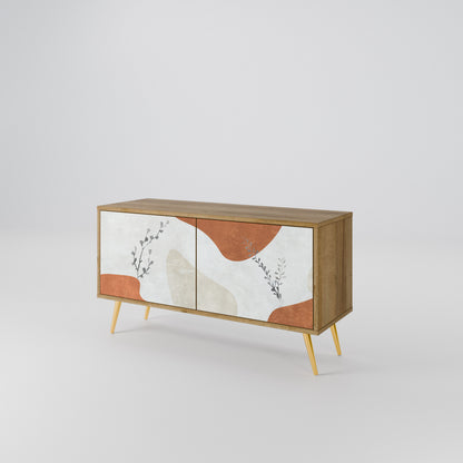 TRANQUIL TWIG Móvel de TV Compacto de 2 Portas