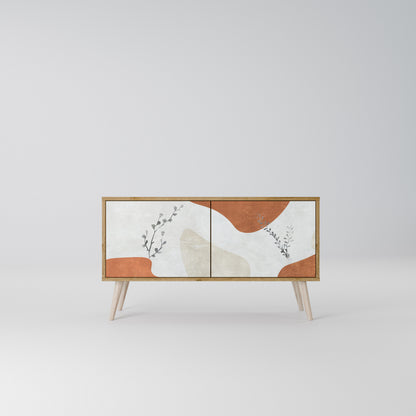 TRANQUIL TWIG Móvel de TV Compacto de 2 Portas