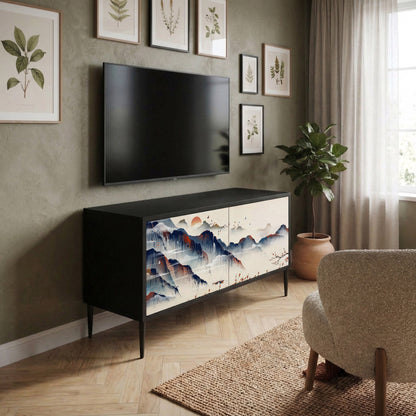 JAPANESE LANDSCAPE Móvel de TV Compacto de 2 Portas