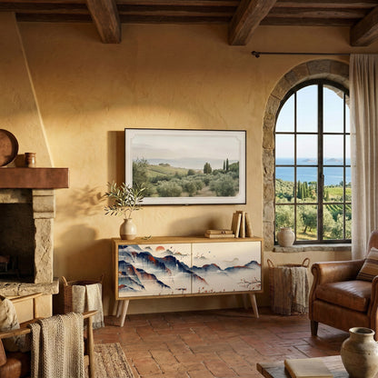 JAPANESE LANDSCAPE Móvel de TV Compacto de 2 Portas