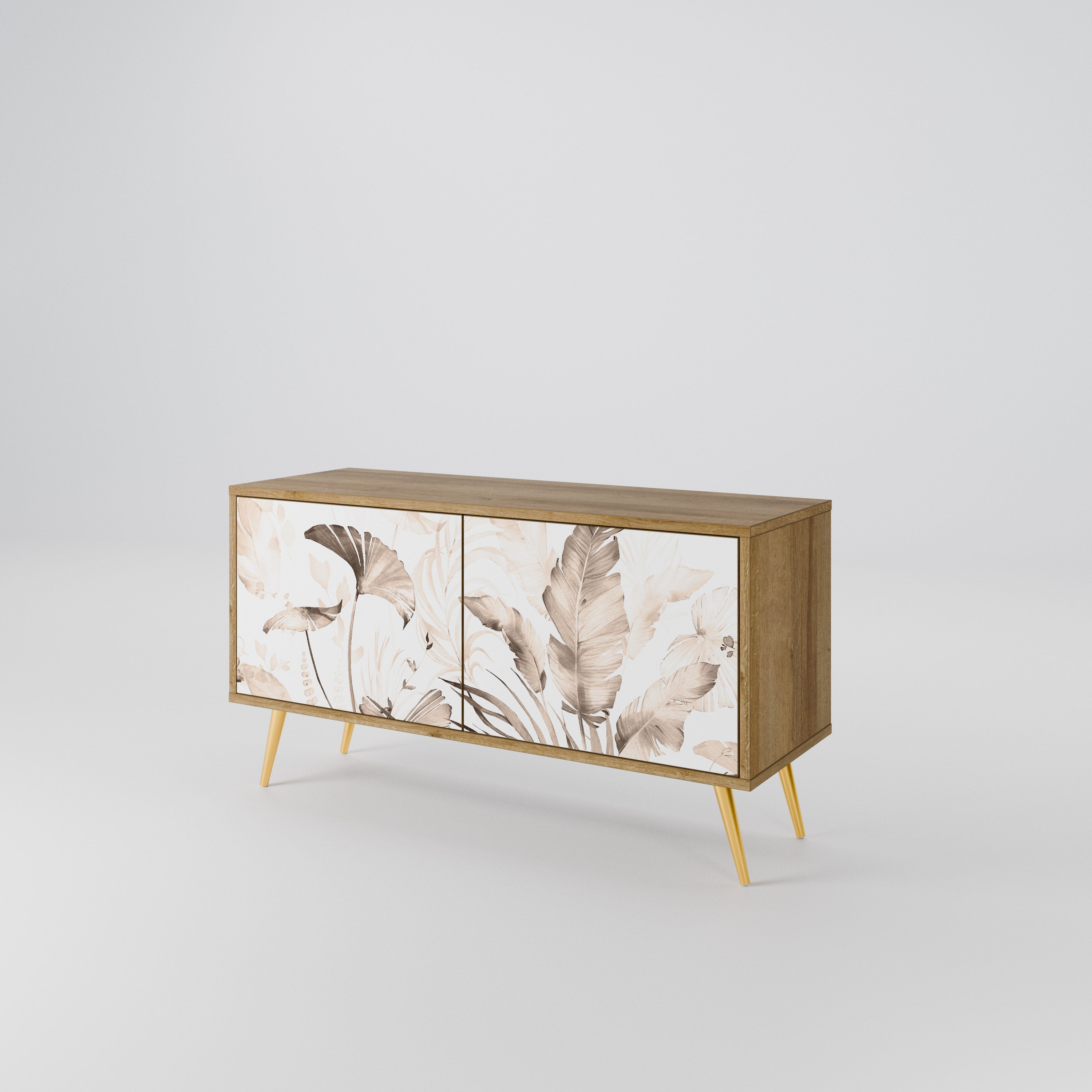 WILD TENDERNESS Compact 2-Door TV Cabinet