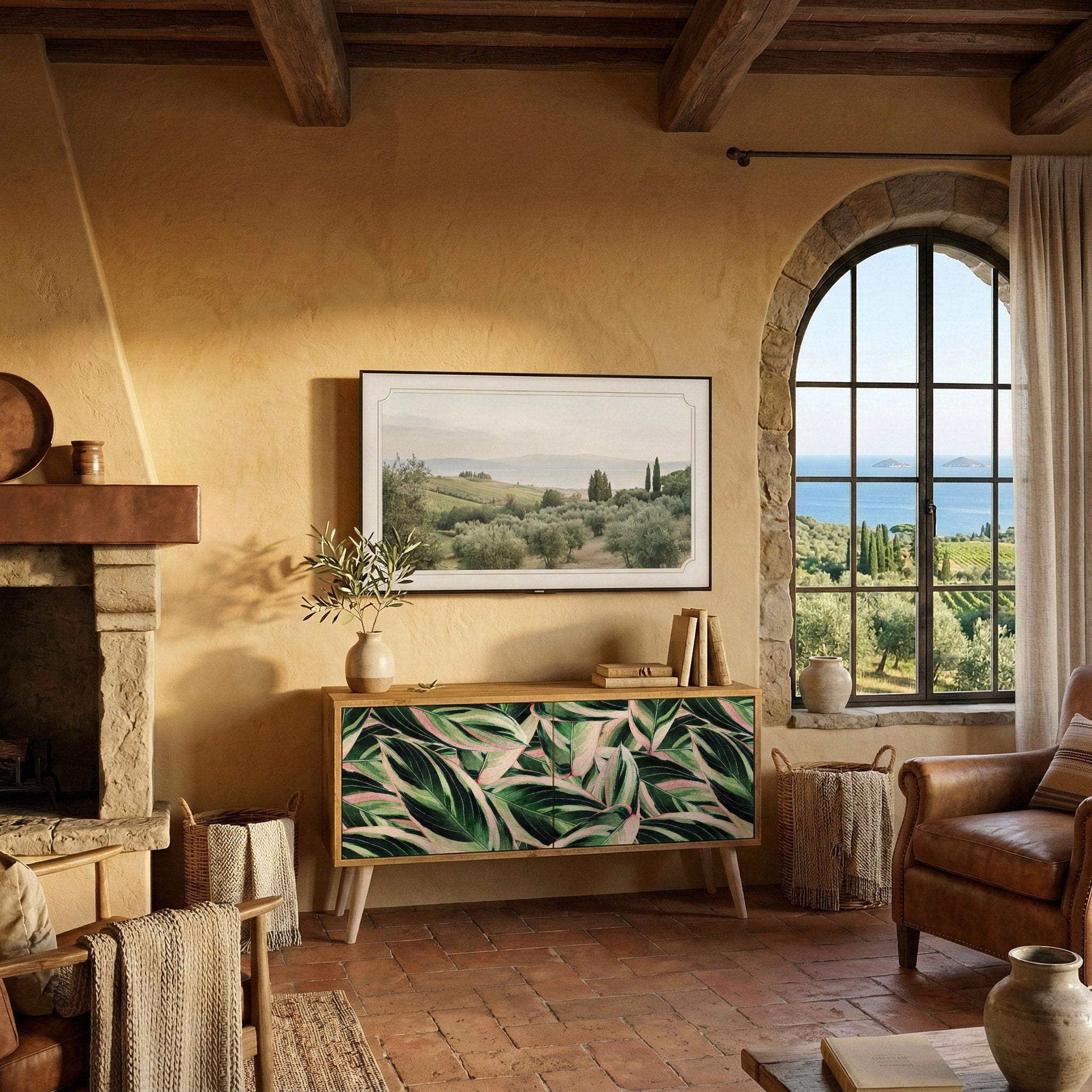 EERIE STROMANTHE Compact 2-Door TV Cabinet