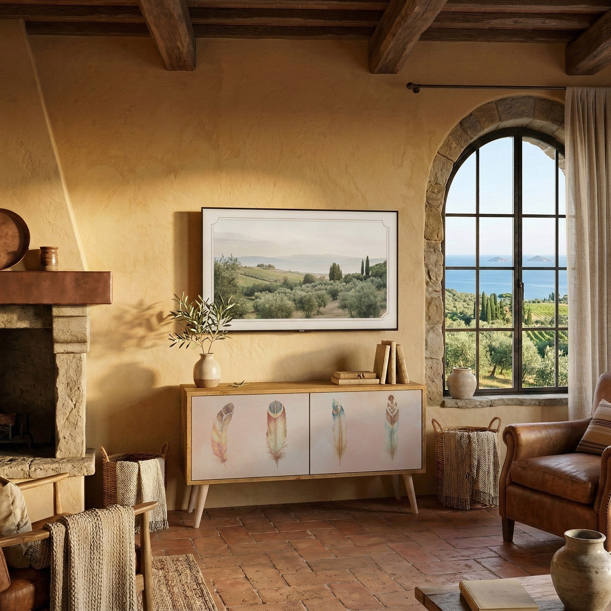 THE DELIQUESCE Compact 2-Door TV Cabinet