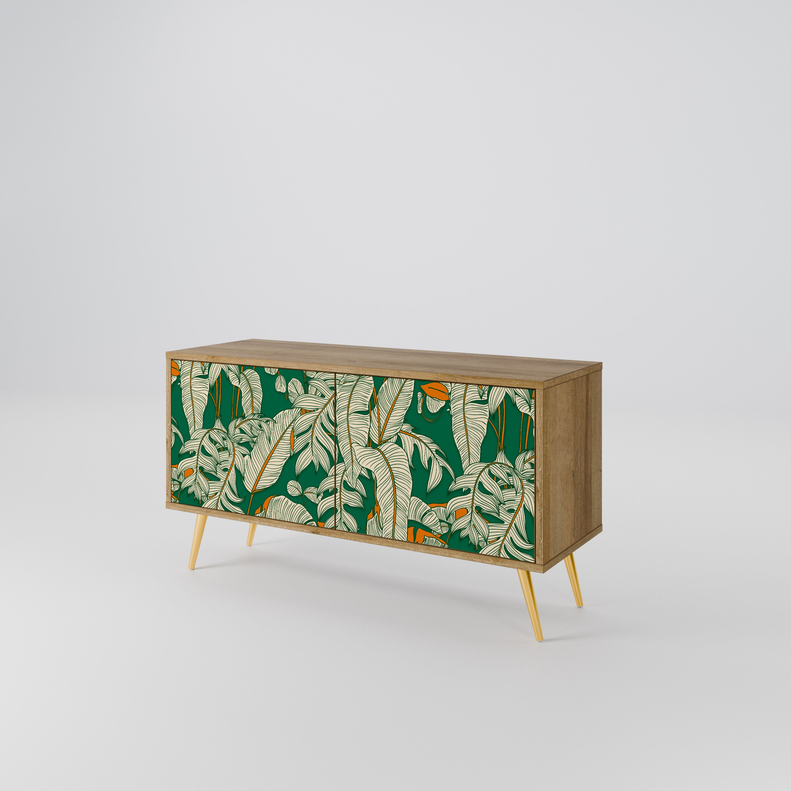 VERDANT PLEASURES Compact 2-Door TV Cabinet