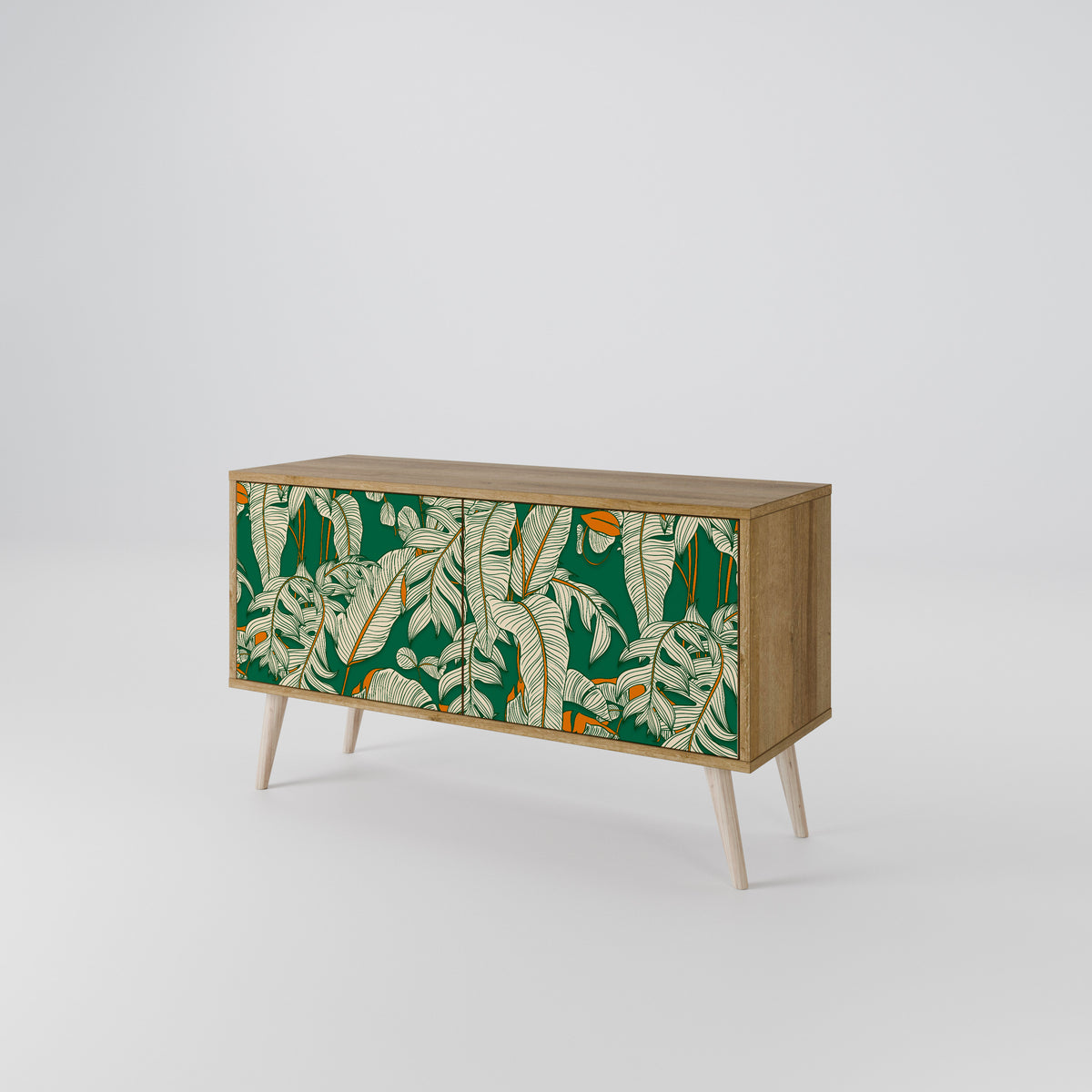 VERDANT PLEASURES Móvel de TV Compacto de 2 Portas