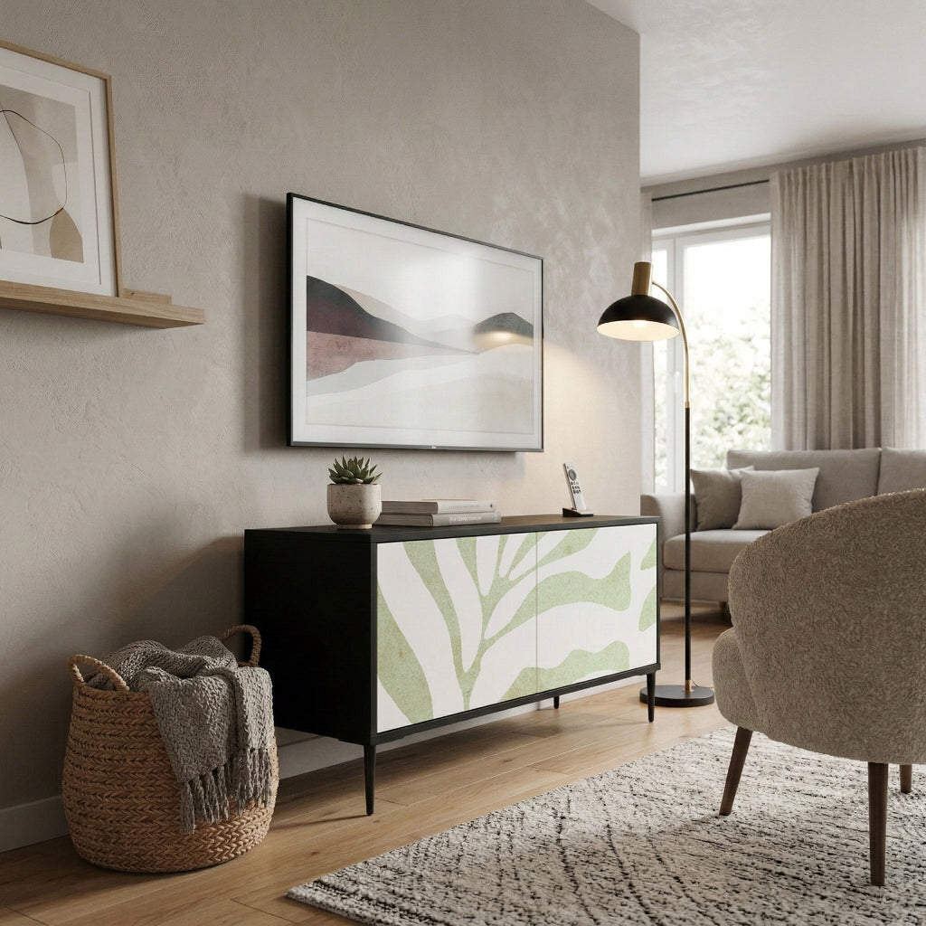 BOTANICAL SPARK Compact 2-Door TV Cabinet