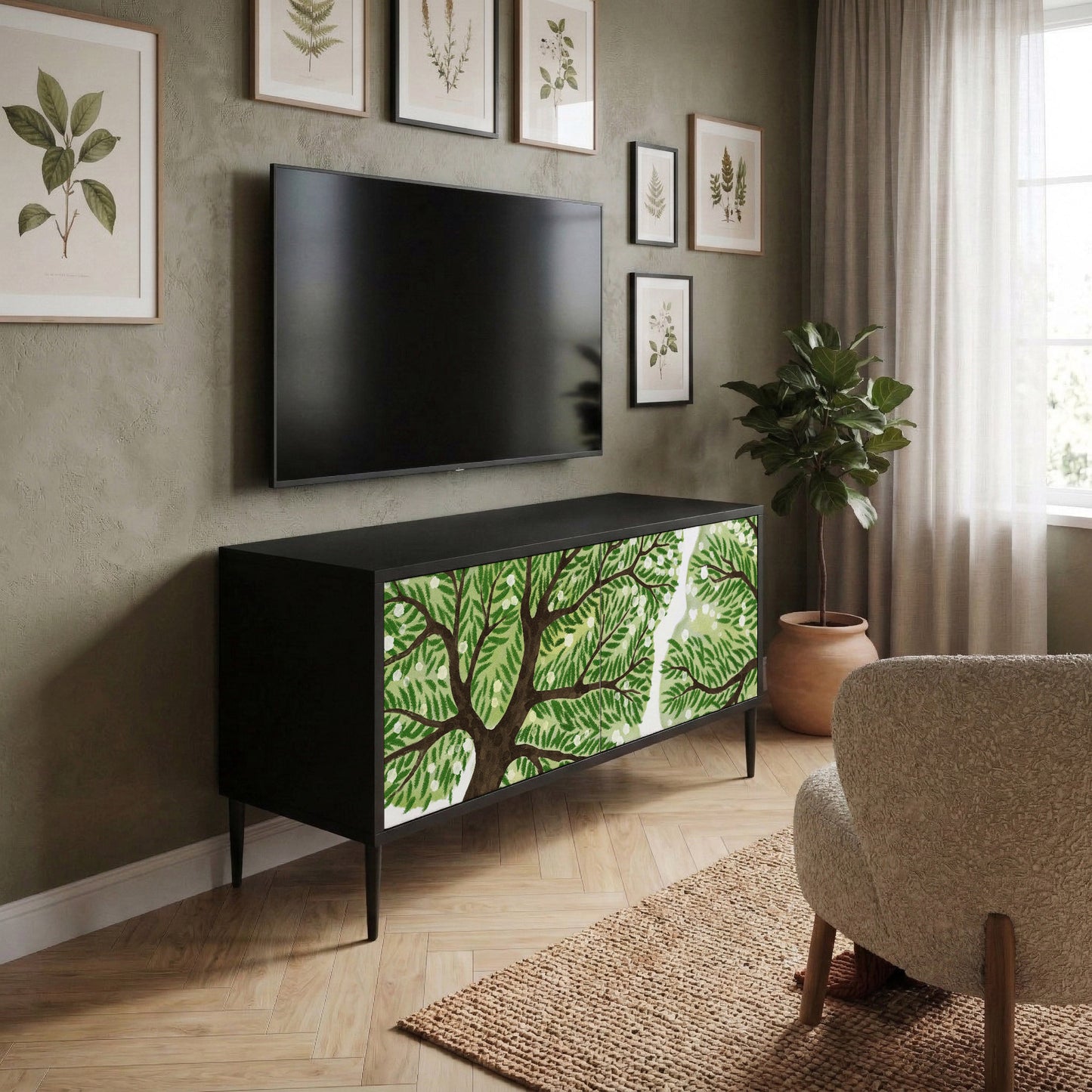 WILDERNESS DASH Móvel de TV Compacto de 2 Portas