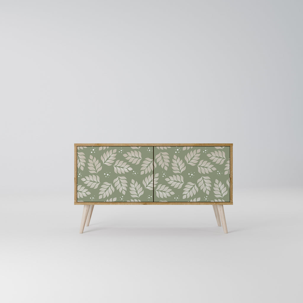 LEAVES ON GREEN Móvel de TV Compacto de 2 Portas