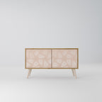 LEAVES ON BEIGE Compact 2-Door TV Cabinet