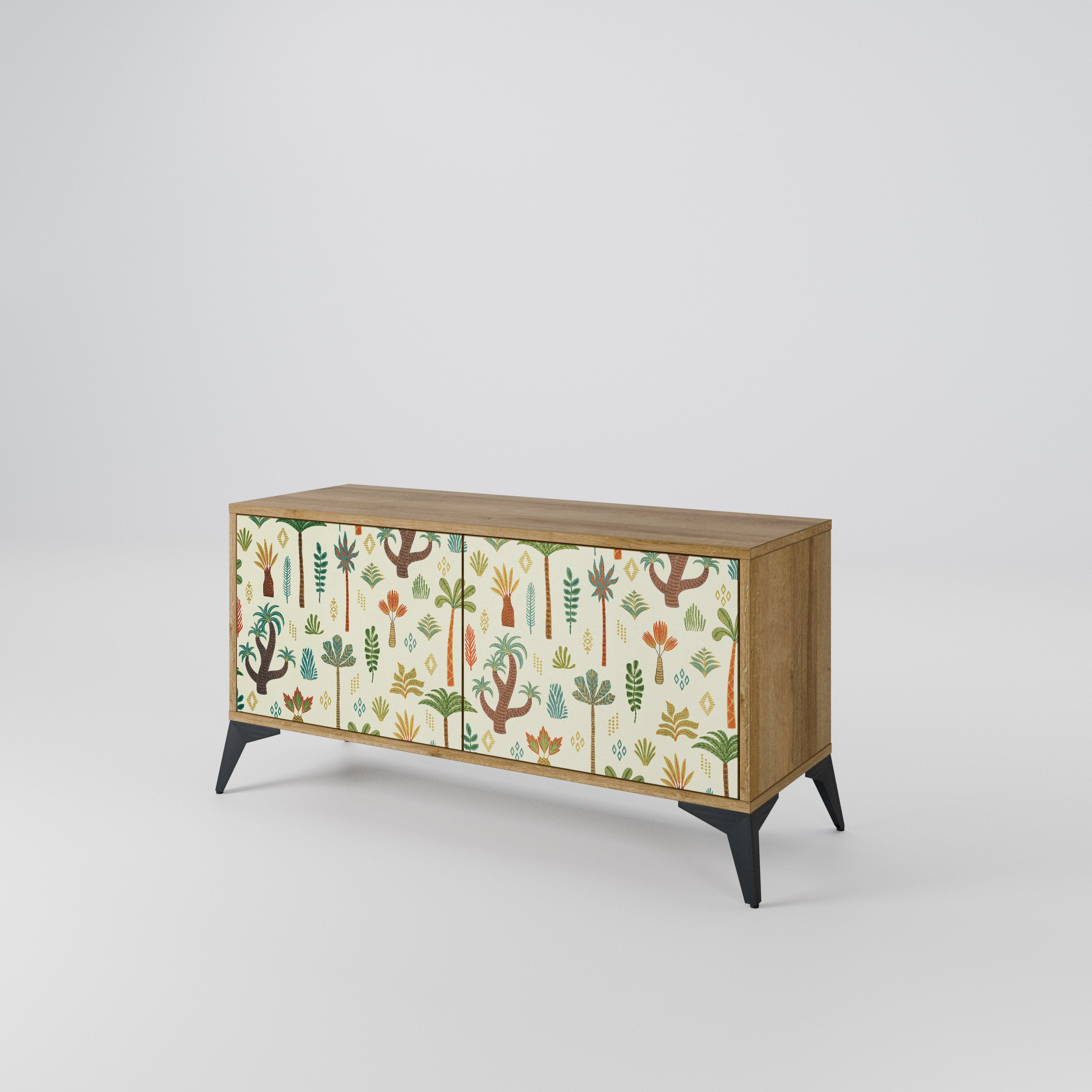 PALM SPRING Móvel de TV Compacto de 2 Portas