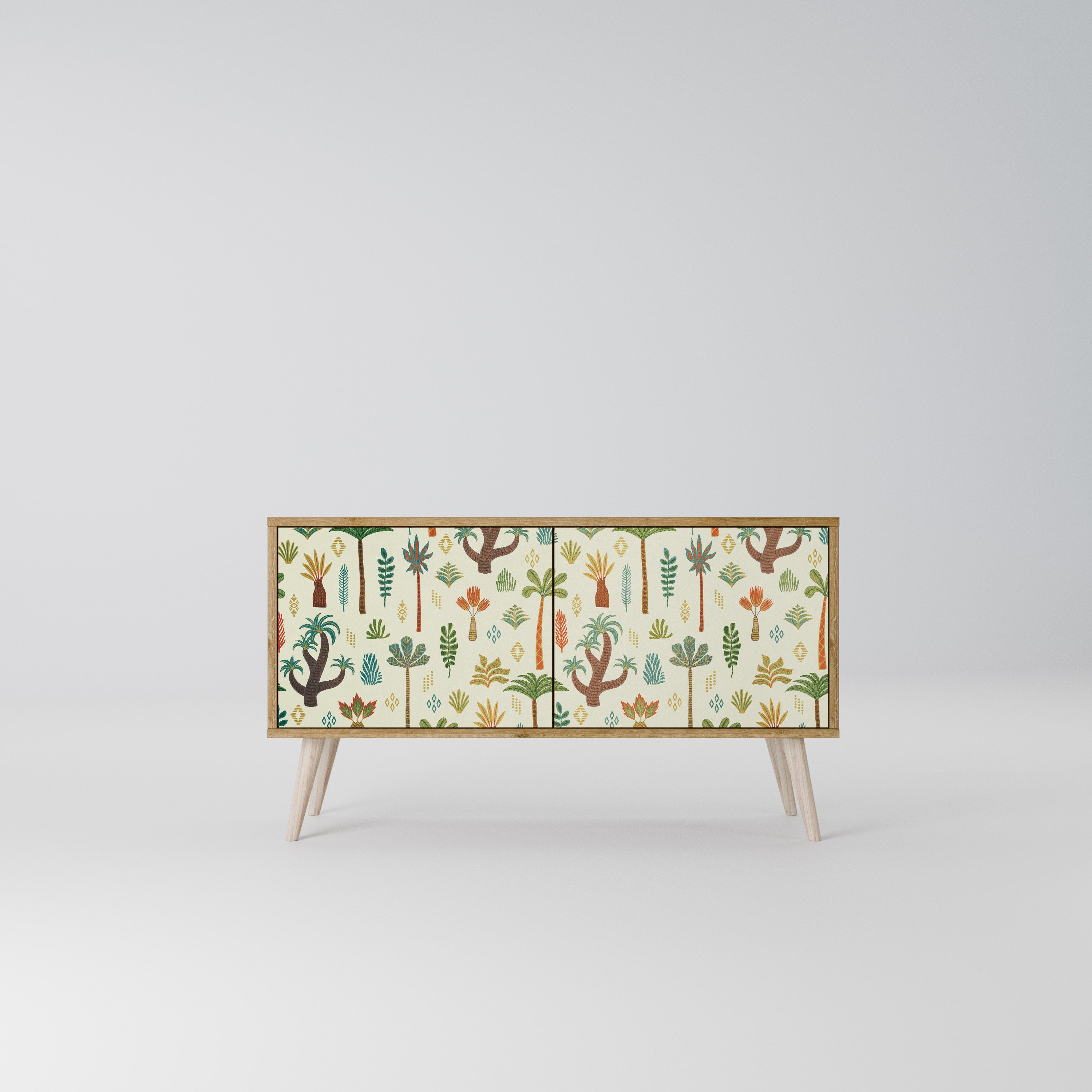 PALM SPRING Móvel de TV Compacto de 2 Portas