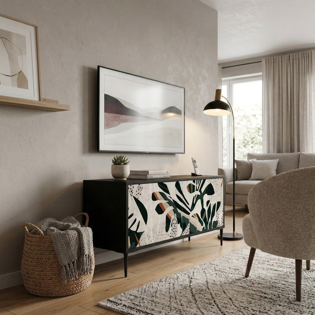 VERDURE FORMATION Compact 2-Door TV Cabinet