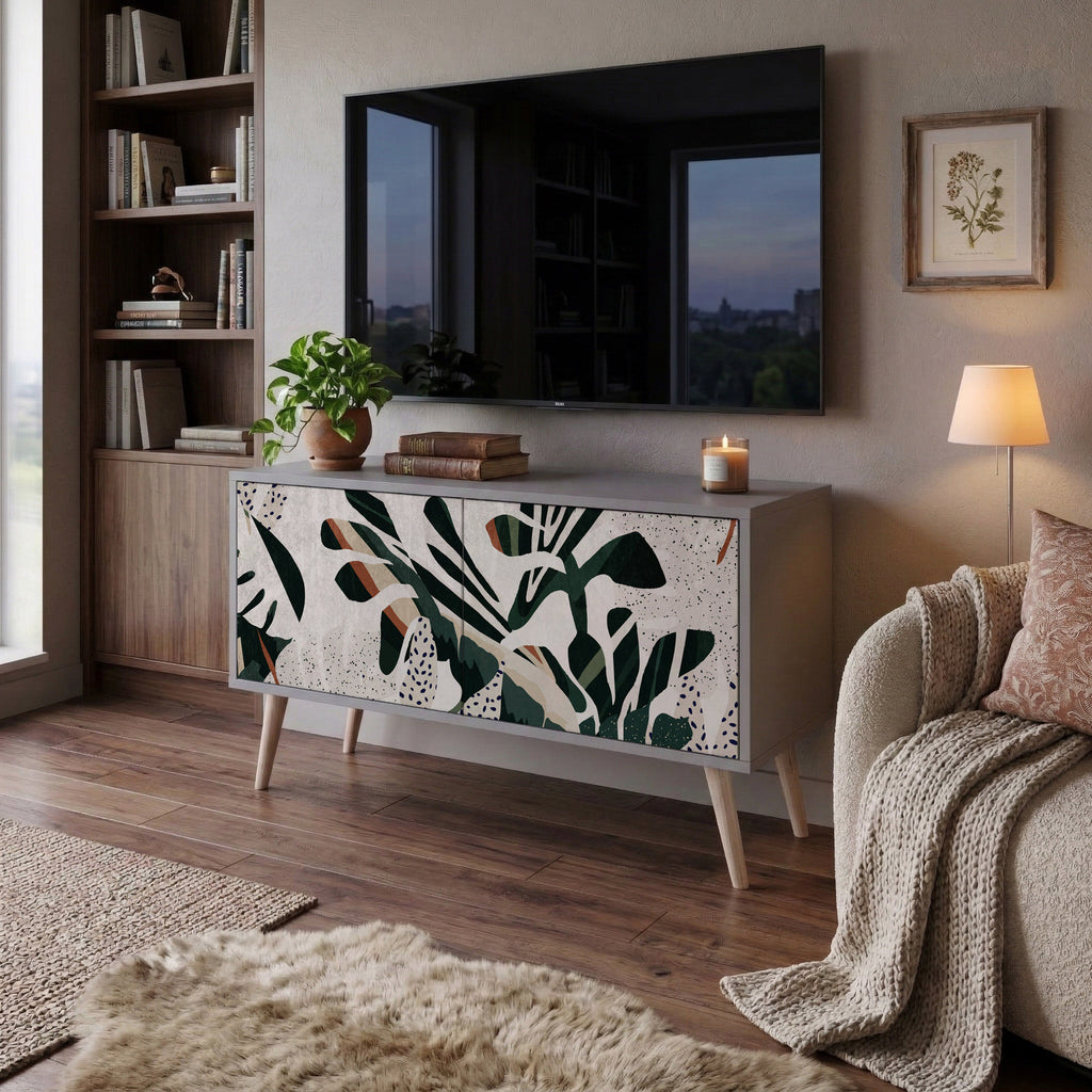 VERDURE FORMATION Compact 2-Door TV Cabinet