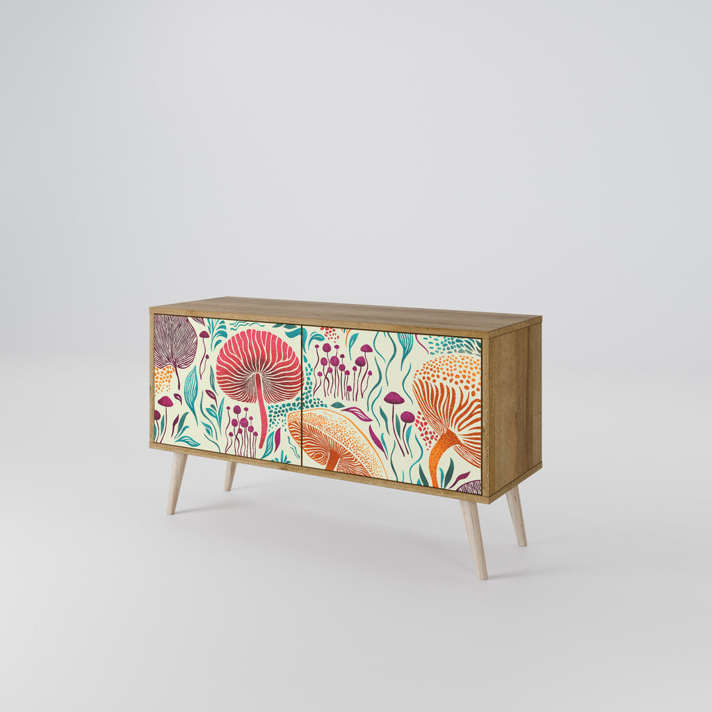 FUNGUS FANTASY Móvel de TV Compacto de 2 Portas