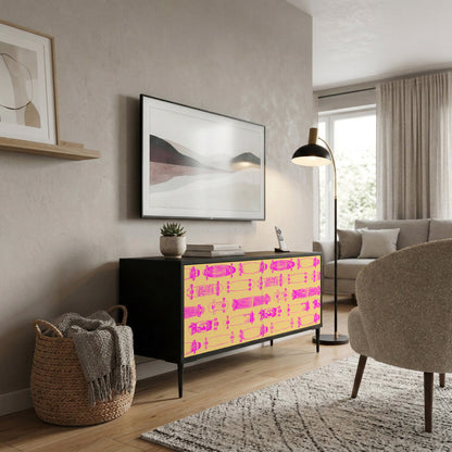 SKATEBOARD ARTISTRY Móvel de TV Compacto de 2 Portas