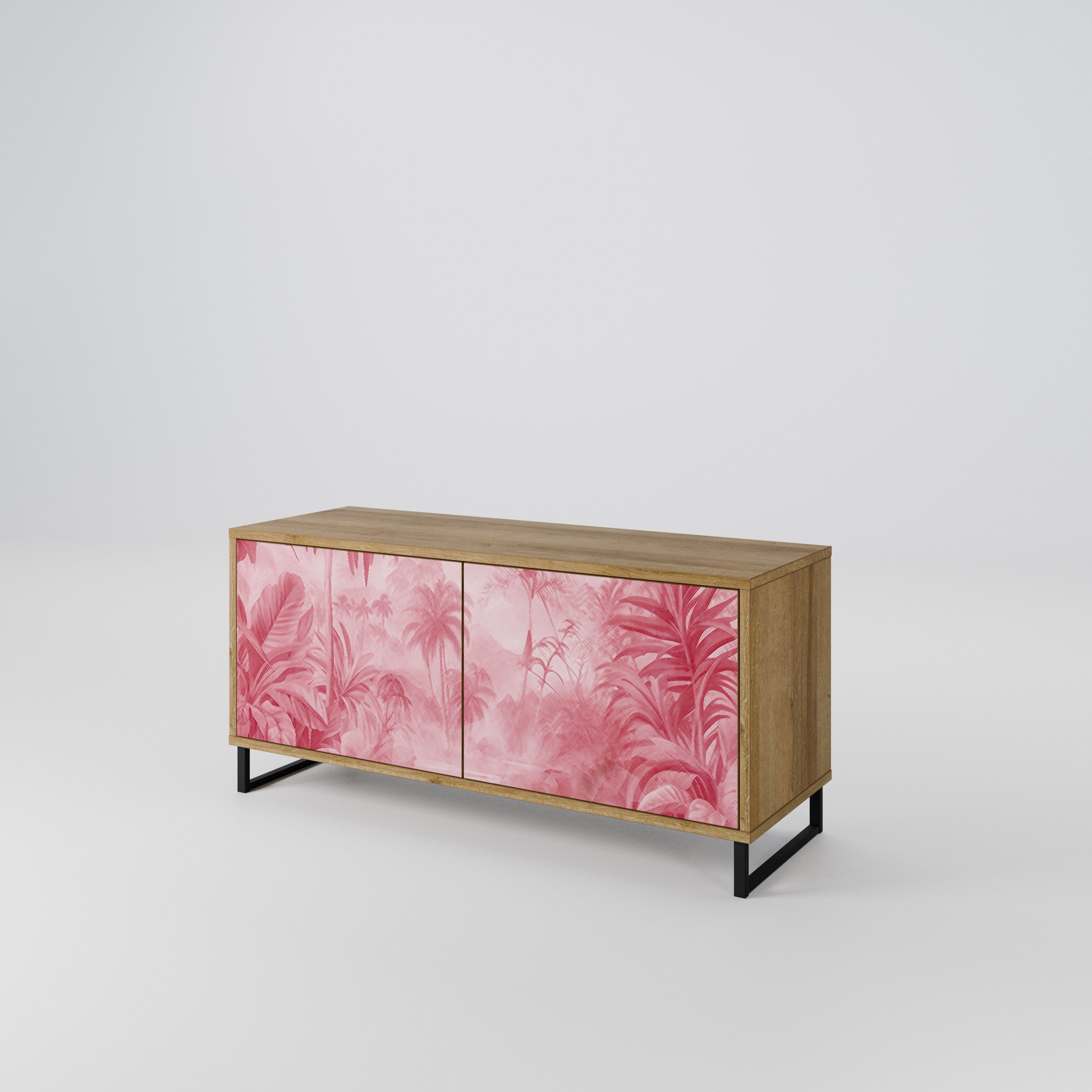 SWEET TROPICS Móvel de TV Compacto de 2 Portas