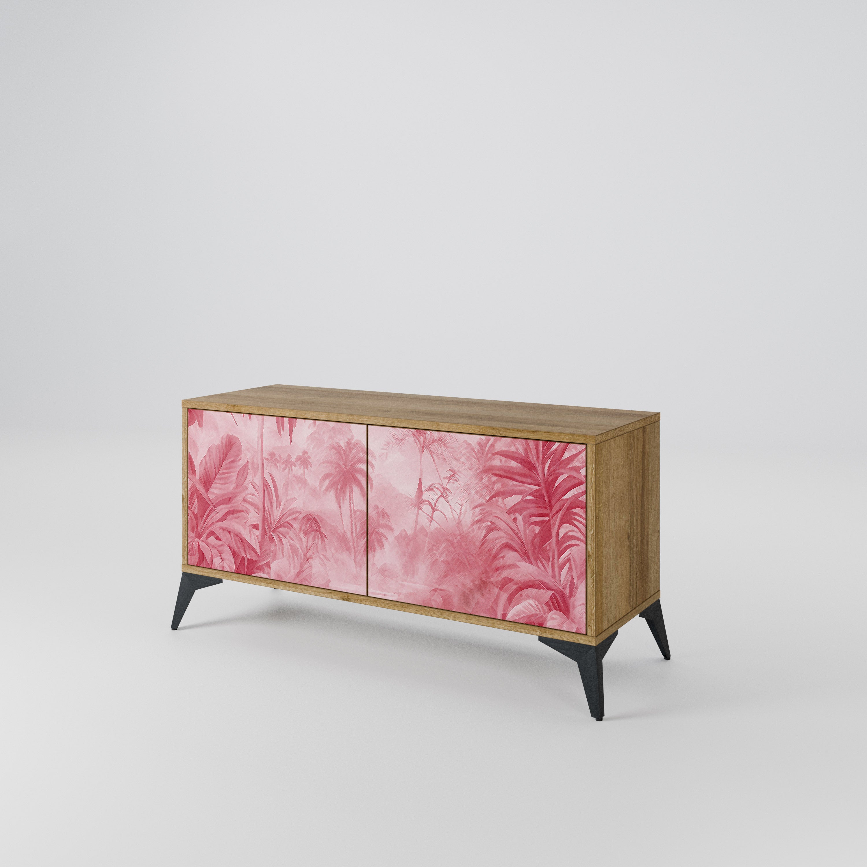 SWEET TROPICS Móvel de TV Compacto de 2 Portas