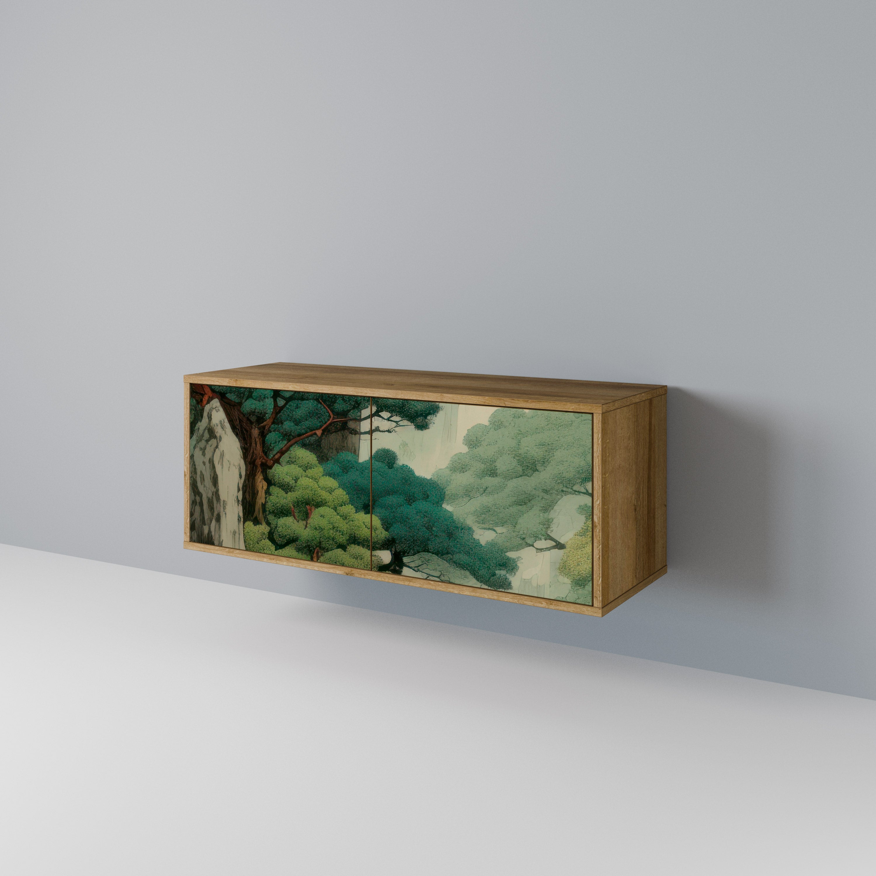 VERDURE ABYSS Móvel de TV Compacto de 2 Portas