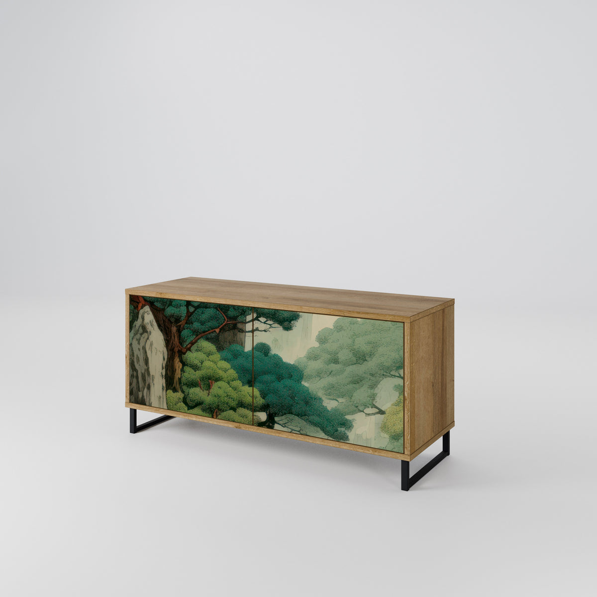 VERDURE ABYSS Móvel de TV Compacto de 2 Portas