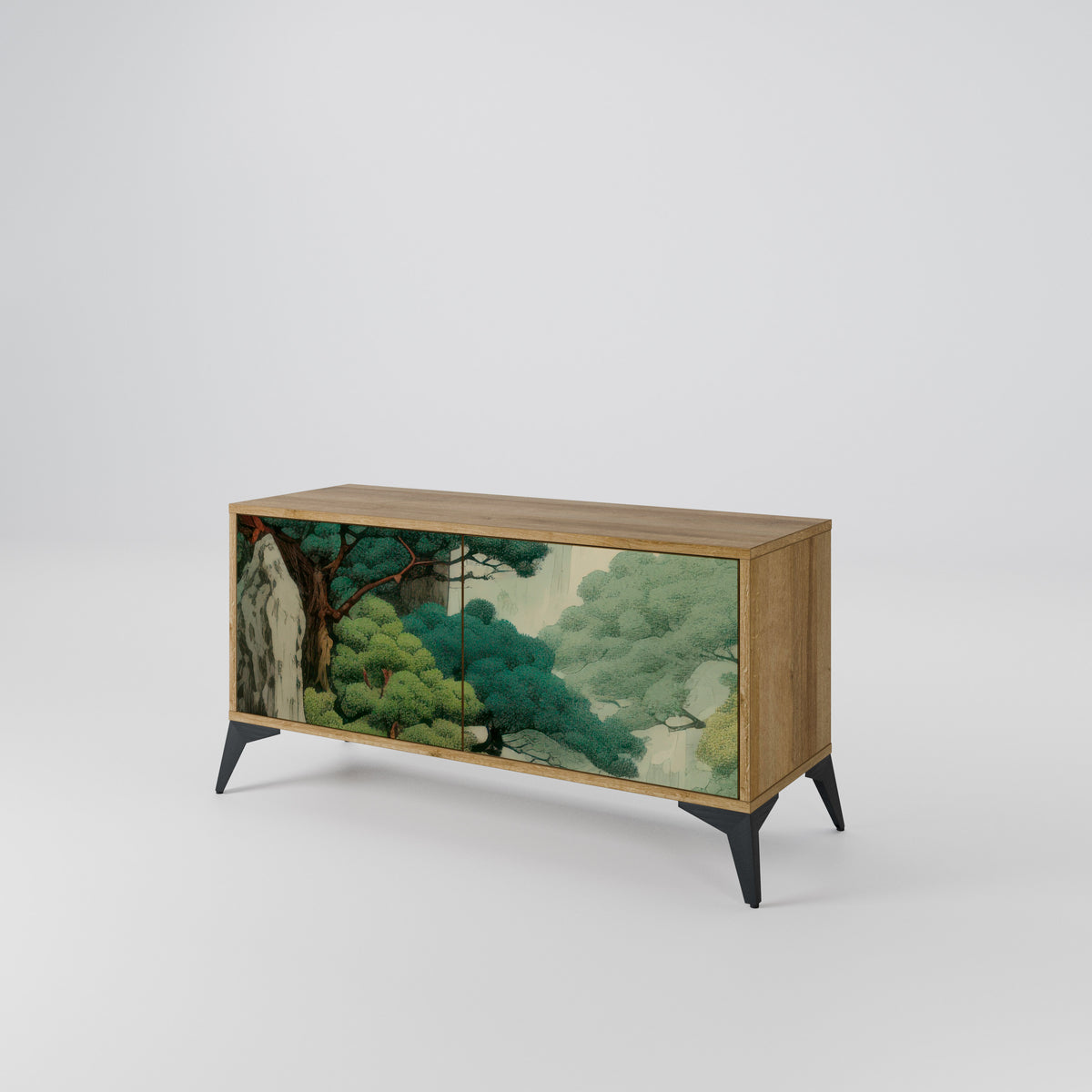 VERDURE ABYSS Móvel de TV Compacto de 2 Portas