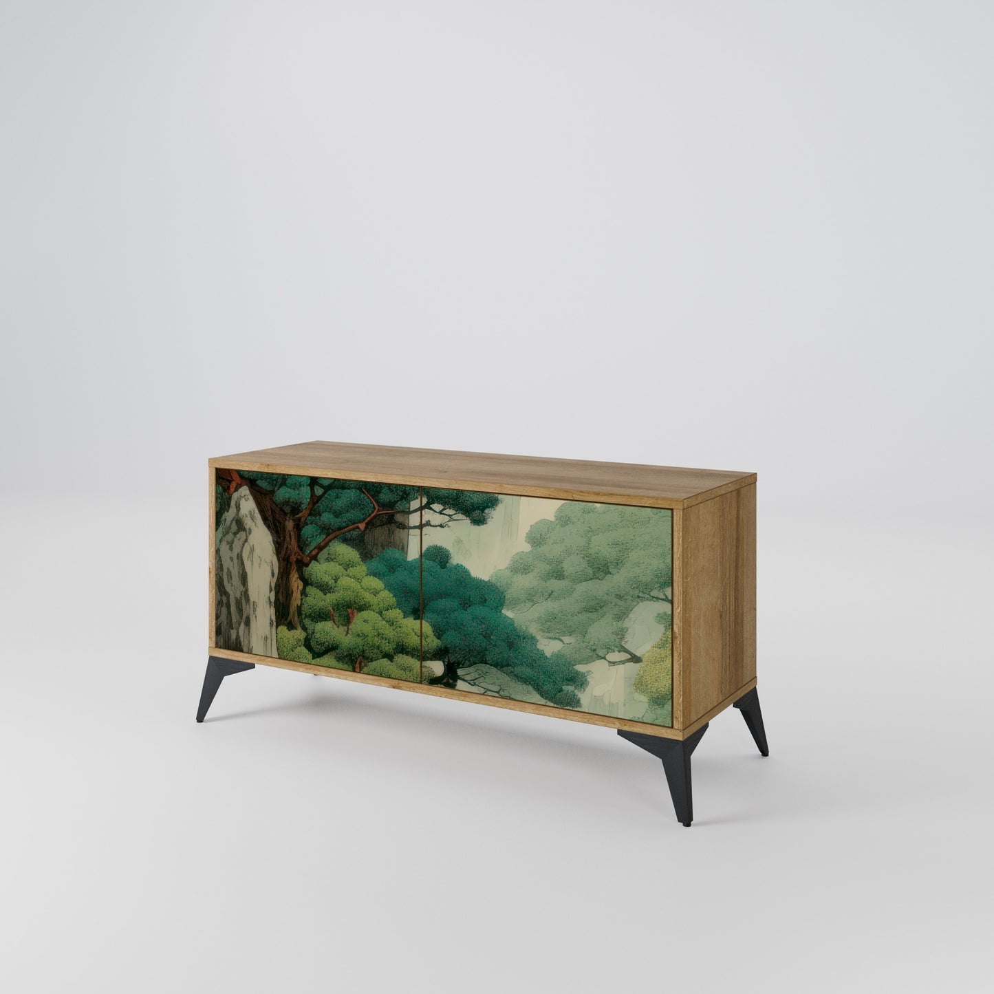 VERDURE ABYSS Móvel de TV Compacto de 2 Portas