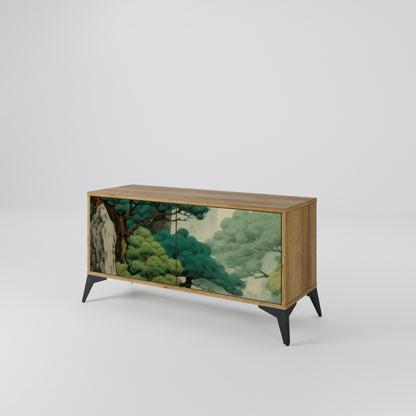 VERDURE ABYSS Móvel de TV Compacto de 2 Portas
