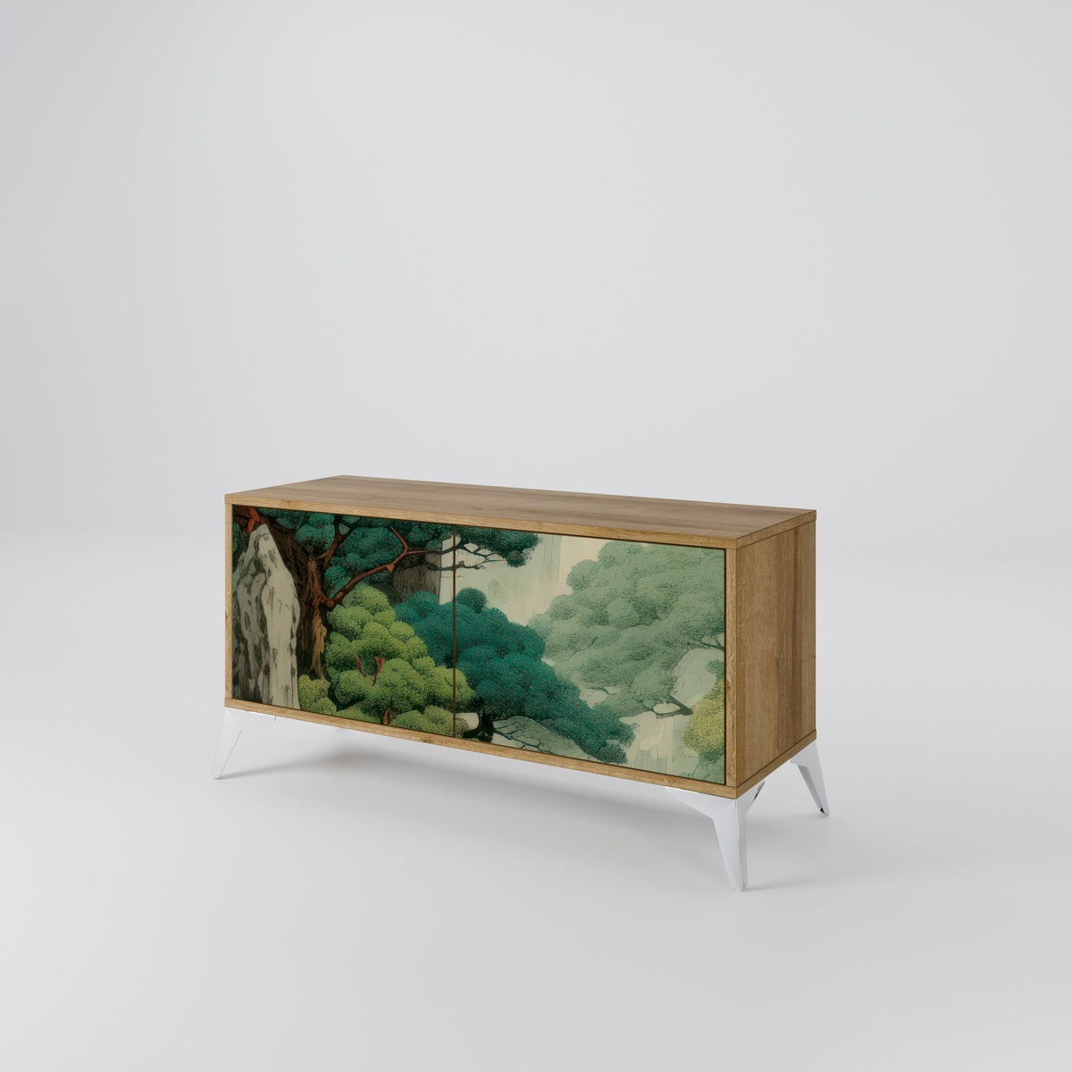 VERDURE ABYSS Móvel de TV Compacto de 2 Portas