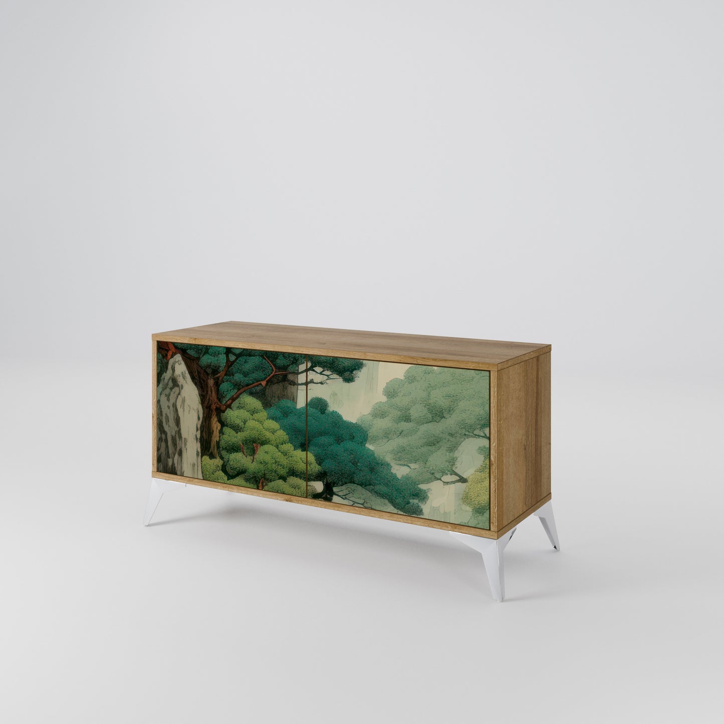 VERDURE ABYSS Móvel de TV Compacto de 2 Portas