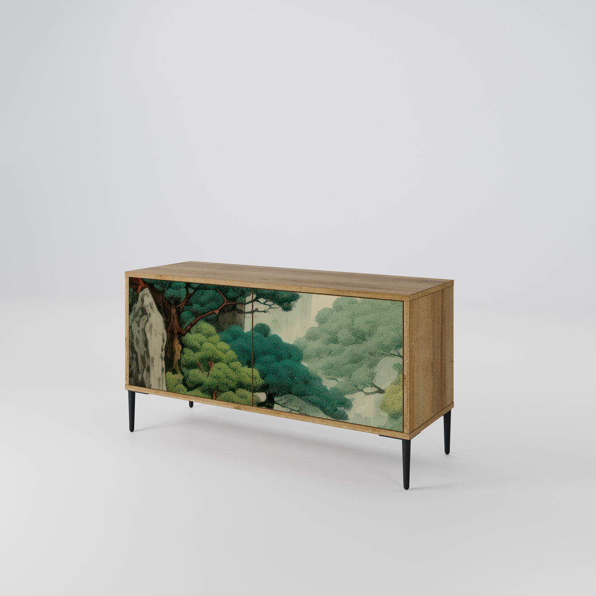 VERDURE ABYSS Móvel de TV Compacto de 2 Portas