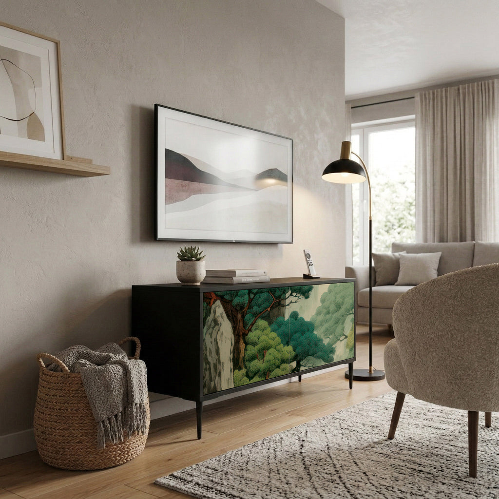 VERDURE ABYSS Móvel de TV Compacto de 2 Portas