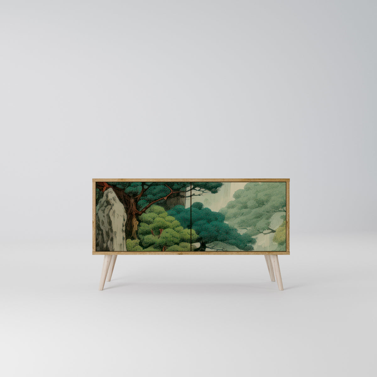 VERDURE ABYSS Móvel de TV Compacto de 2 Portas