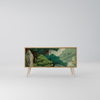 VERDURE ABYSS Móvel de TV Compacto de 2 Portas