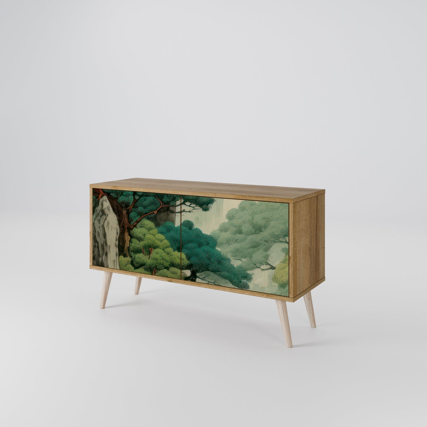 VERDURE ABYSS Móvel de TV Compacto de 2 Portas