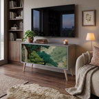 VERDURE ABYSS Móvel de TV Compacto de 2 Portas