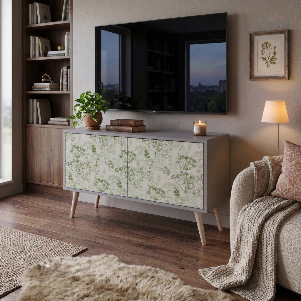FENNEL BALDACHIN Compact 2-Door TV Cabinet