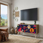 FESTIVE PLEASURES Compact 2-Door TV Cabinet