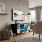 COMBINATION OF SHAPES Móvel de TV Compacto de 2 Portas