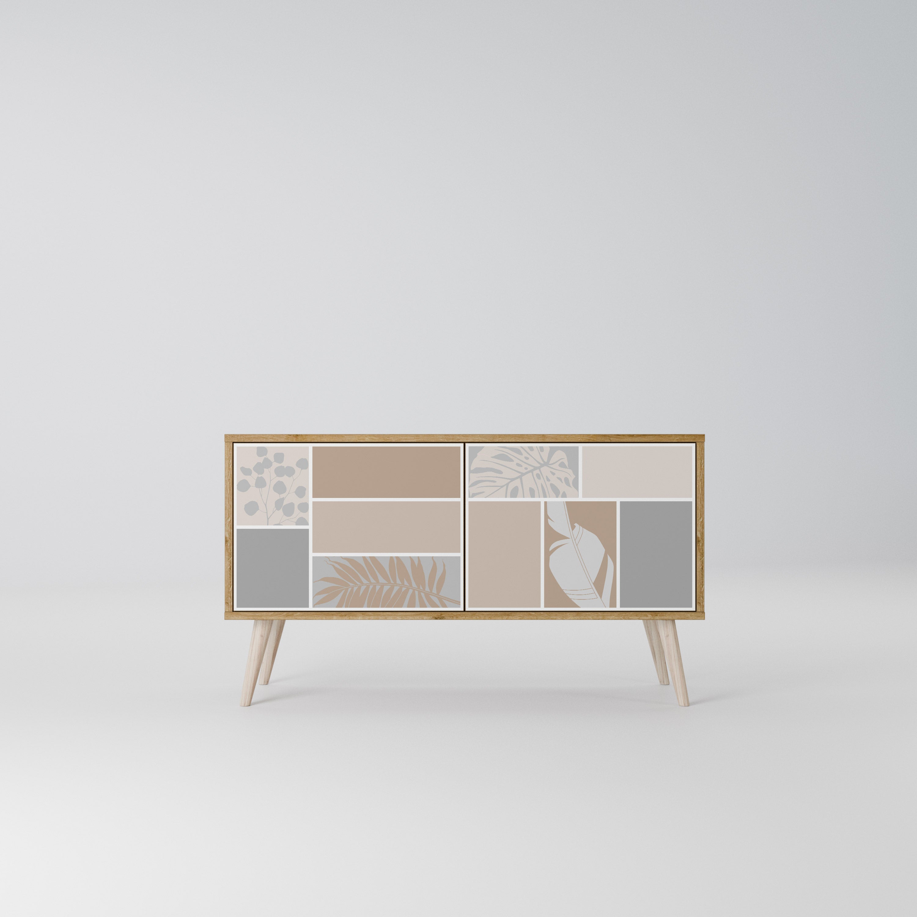 TROPICAL SHAPES Móvel de TV Compacto de 2 Portas