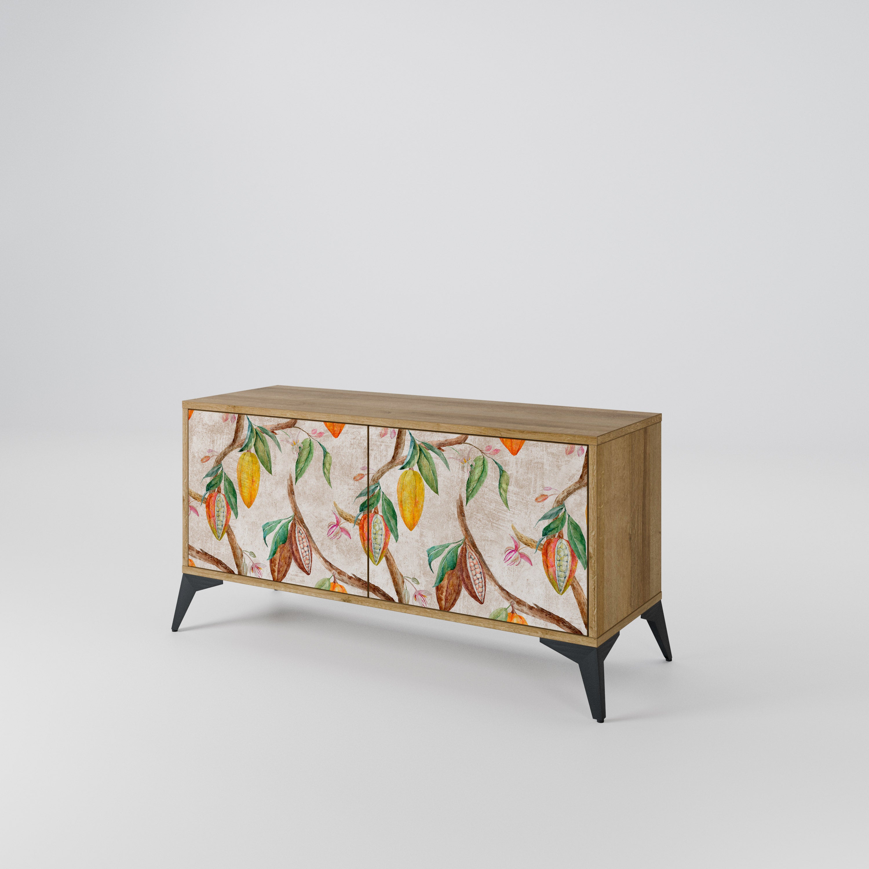 COCOA FRUITS Compact 2-Door TV Cabinet